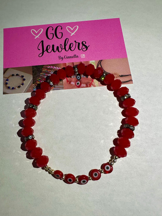 red evil eyes bracelet ( for kids)